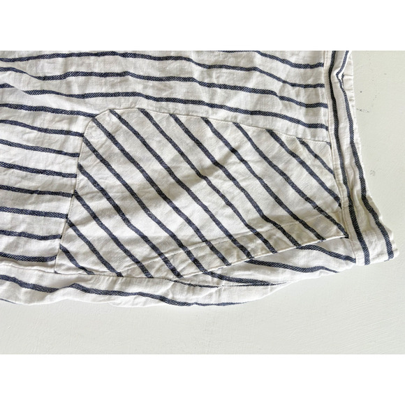 Ellen Tracy Shorts Women’s X-Large 100% Linen Pull On Drawstring Beachy Airy - Picture 3 of 4
